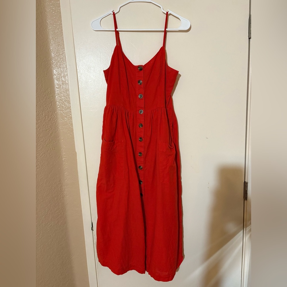 American Eagle dress, red, size medium
